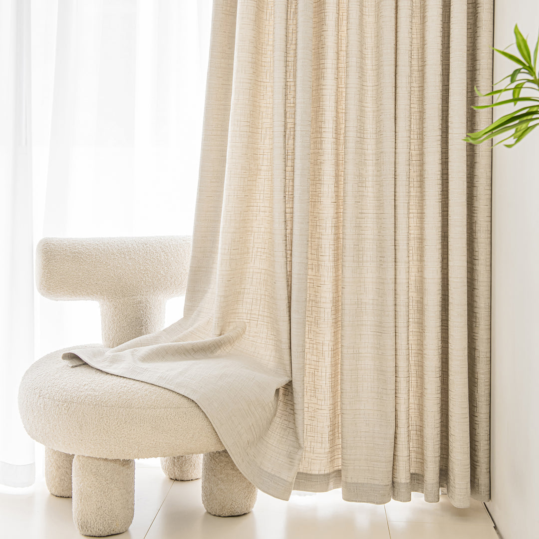 Various  Color Natural Linen Curtains Extra Long&Width for Bedroom Living Room, Soft Thick Linen Textured Window Drapes  Light Filtering  Pinch Pleat/Grommet/Rod Pocket Back Tab Design Selectable