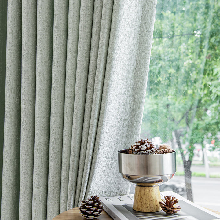 High Precision Fabric Made Drapery Blackout Curtains,Pinch Pleat/Grommet/Rod Pocket Selectable,Extra Height/Width Acceptable