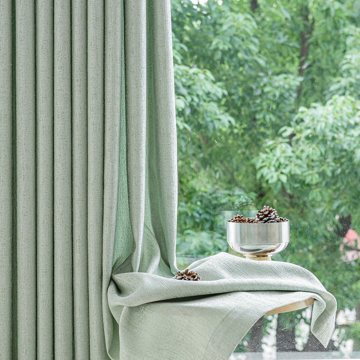 High Precision Fabric Made Drapery Blackout Curtains,Pinch Pleat/Grommet/Rod Pocket Selectable,Extra Height/Width Acceptable