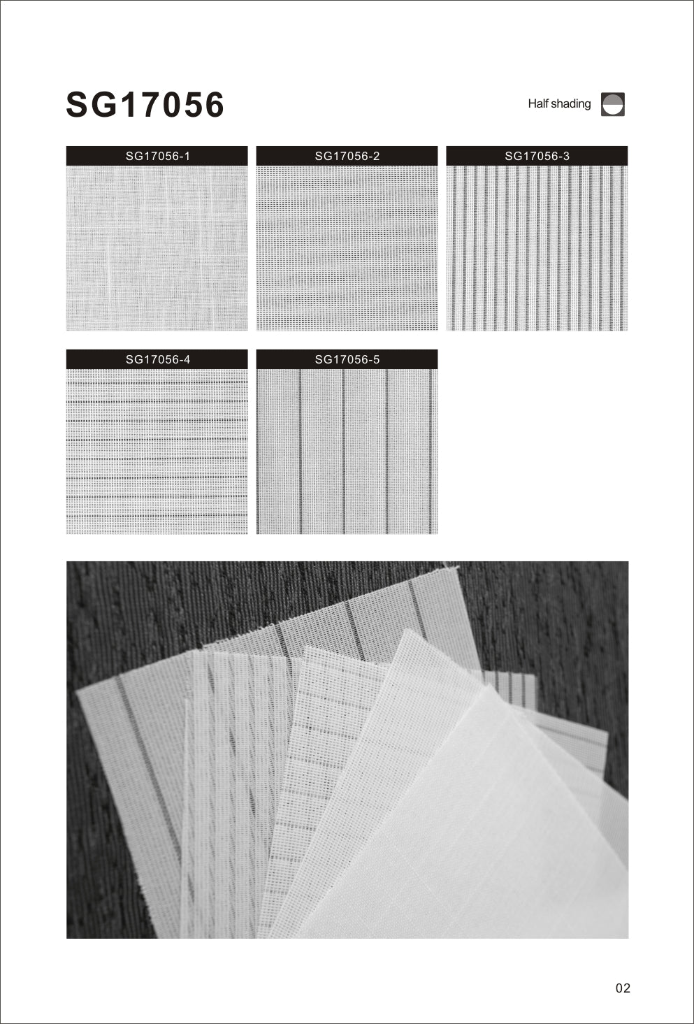 #0C9A2850-1 Roller Shades Fabric Booklet