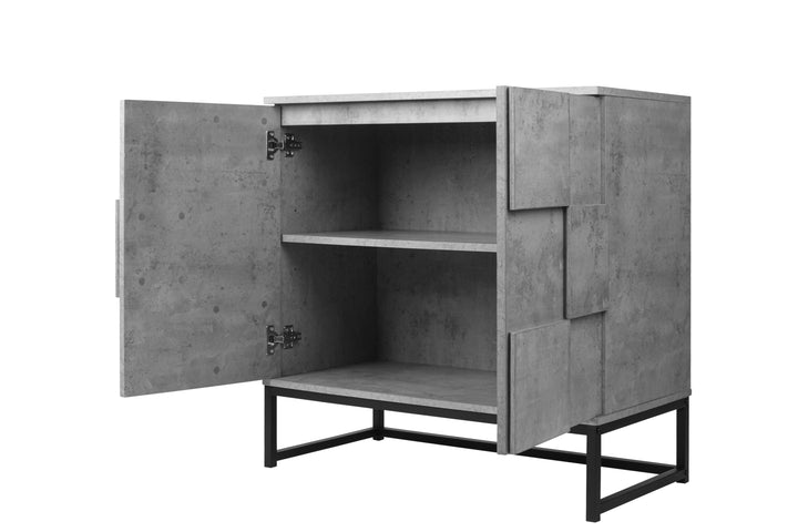 2 Door Cabinet,for bedroom,cement grey,for living room,bed room