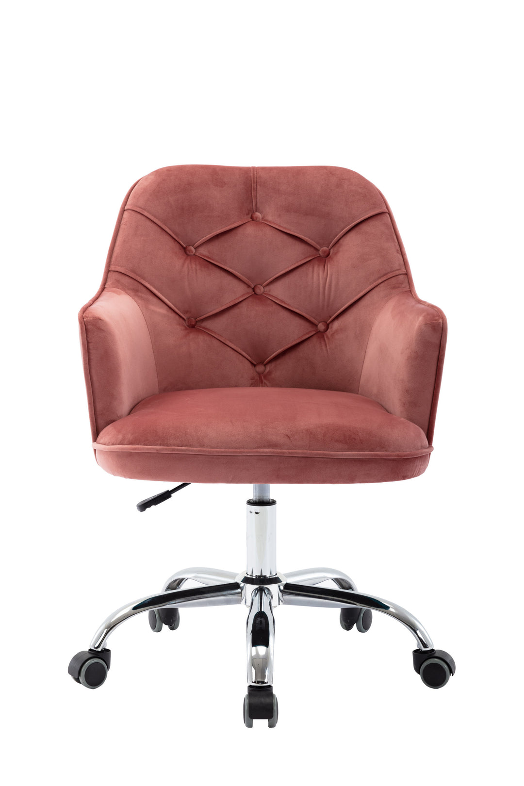 COOLMORE Velvet Swivel Shell Chair for Living Room ,Office chair , Modern Leisure Arm Chair Bean red