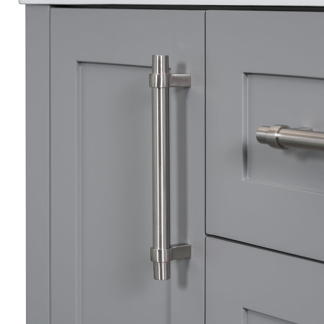 [Cabinet Only] 36-Inch Grey Bathroom Vanity