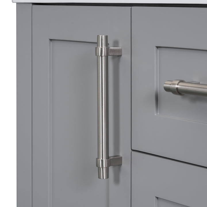 [Cabinet Only] 36-Inch Grey Bathroom Vanity