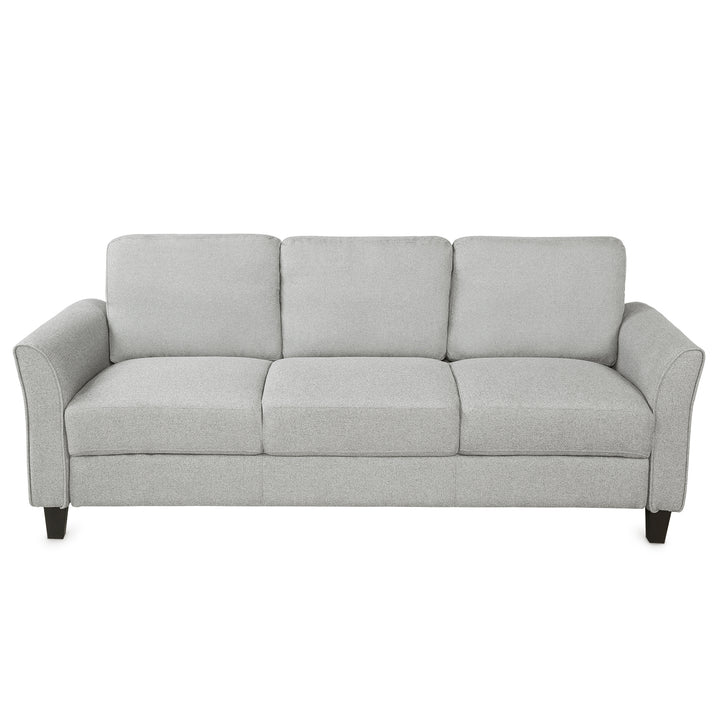 Living Room Sets Furniture Armrest Sofa Single Chair Sofa Loveseat Chair 3-Seat Sofa (ChairLoveseat Chair&3-Seat Sofa, Light Gray)