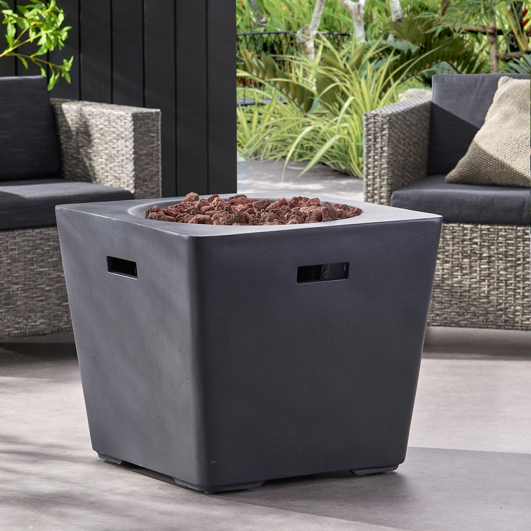 ELLISON SQUARE 24" FIRE PIT - 40,000 BTU