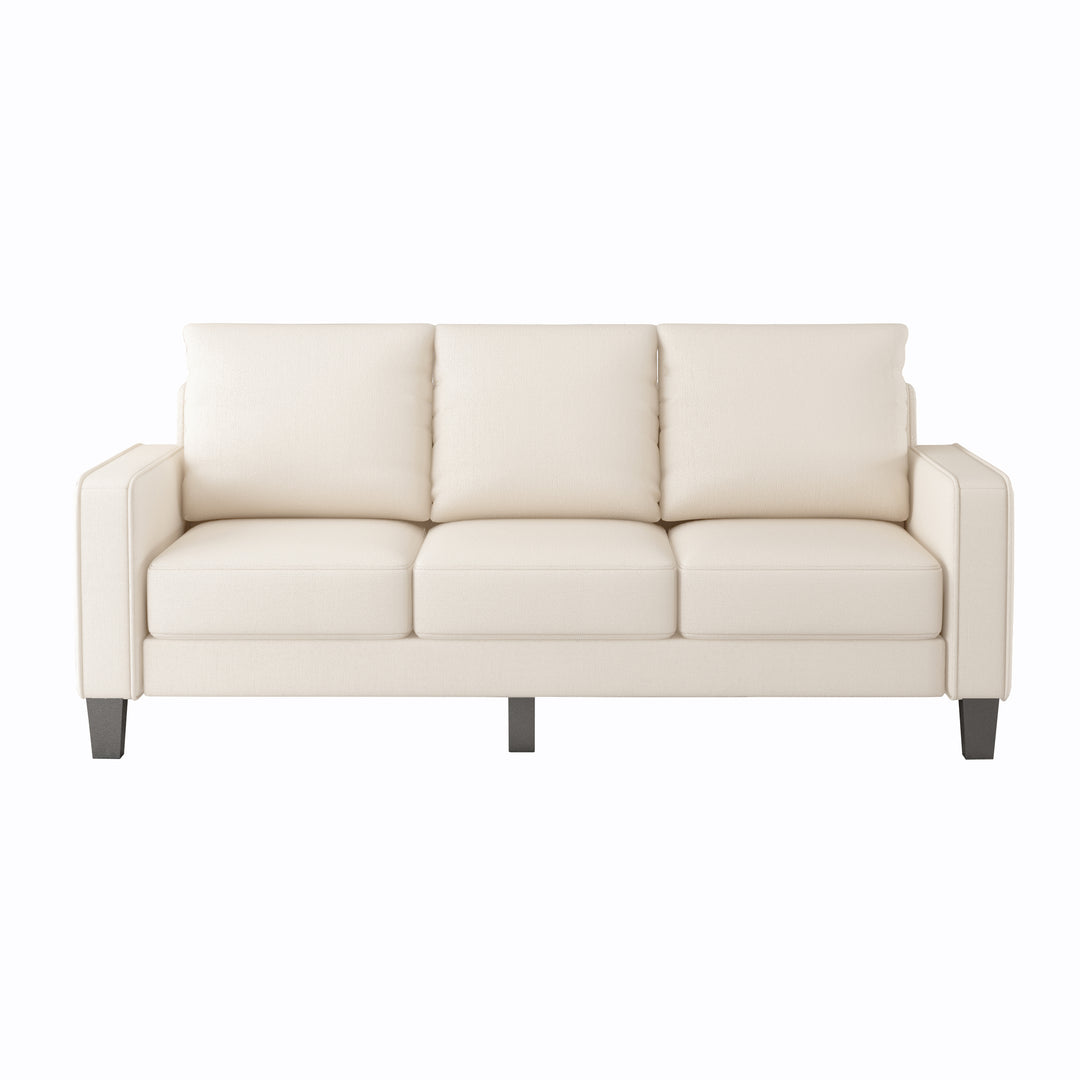 Modern Living Room Furniture Sofa in Beige Fabric