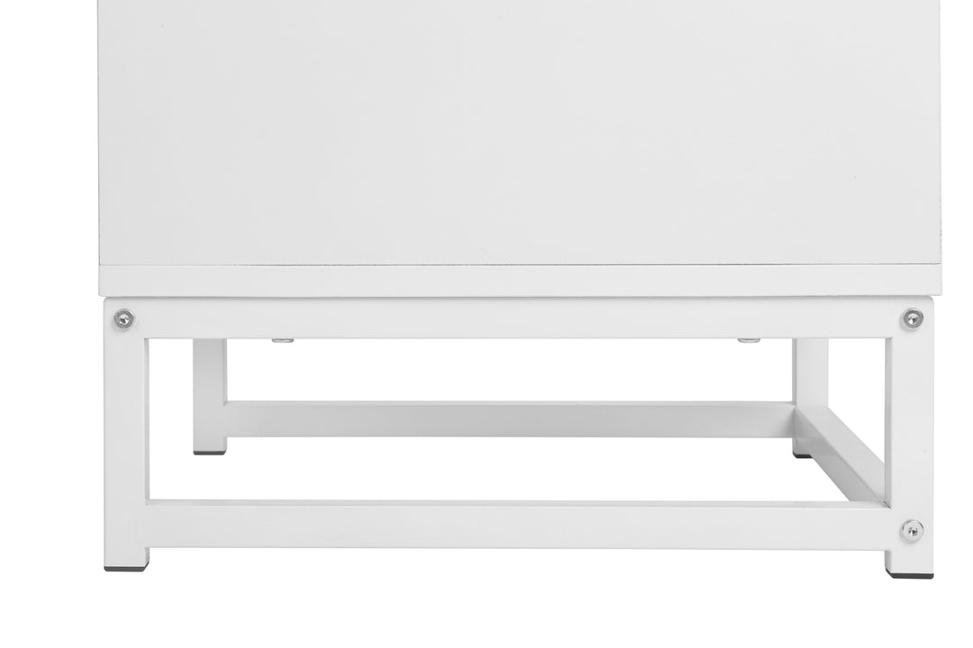 Allen 2 Drawer side table, Display Rack for Bedroom and Living Room, Nightstand Side Table Bedroom Storage Drawer Bedside End Table