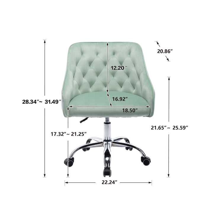 COOLMORE Swivel Shell Chair for Living Room/ Modern Leisure office Chair