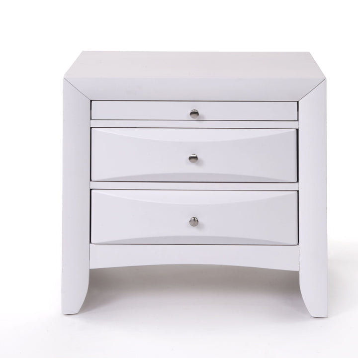 ACME Ireland Nightstand in White 21704