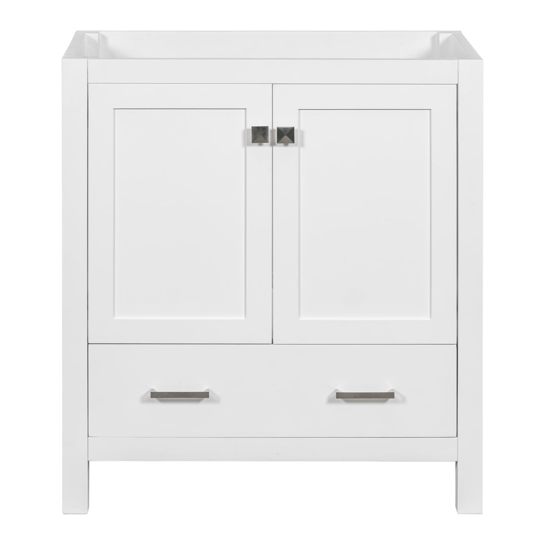 [Cabinet Only] 30" White Bathroom Vanity