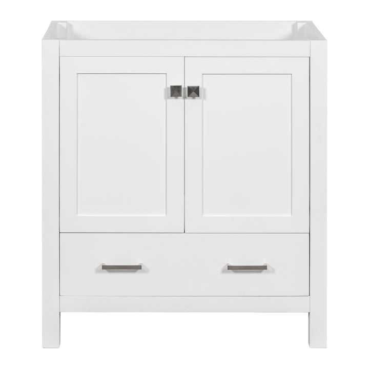 [Cabinet Only] 30" White Bathroom Vanity