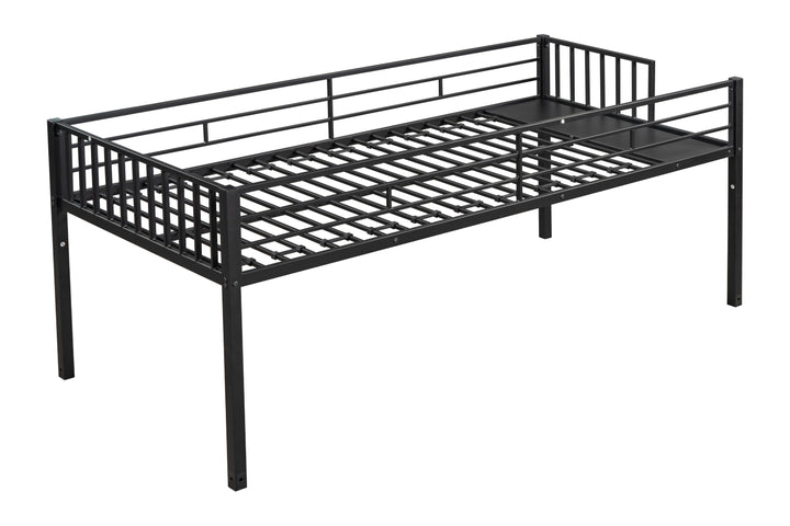 Metal Triple Twin Bunk Bed/ Can Be Separated into 3 Twin Beds/ Sturdy Metal/ Noise Reduced/ Bunk Bed for Three/ Safety Guardrail/ CPC Certified/ No Box Spring Needed