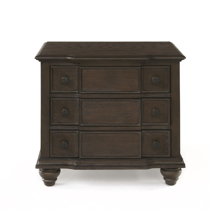 ACME Baudouin Nightstand in Weathered Oak 26113