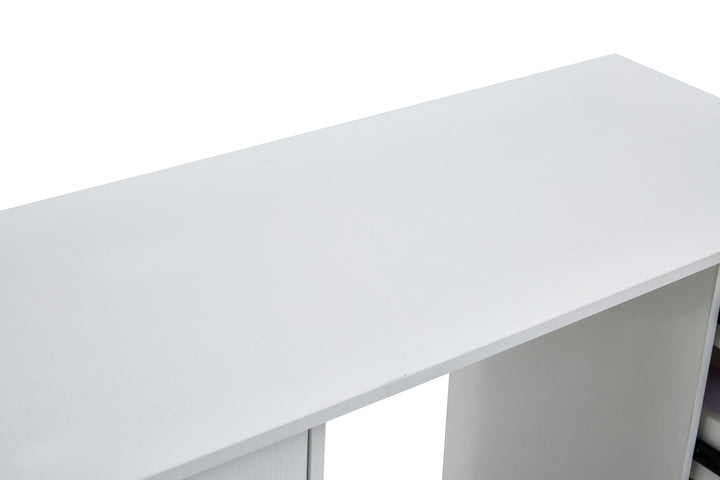 Home Office Computer Desk Table with Drawers White 41.73‘’L 17.72\'\'W 31.5\'\'H