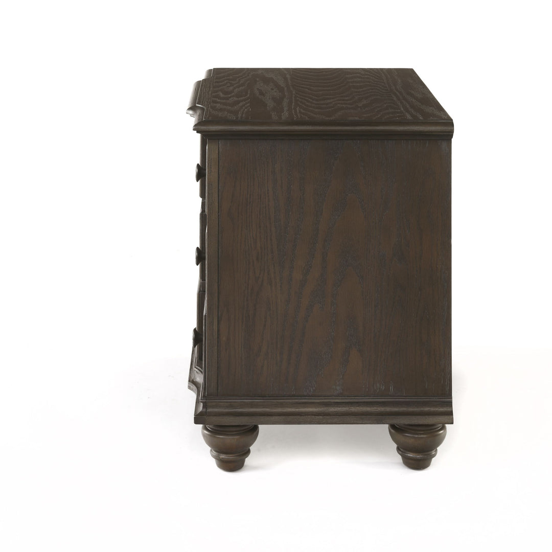 ACME Baudouin Nightstand in Weathered Oak 26113