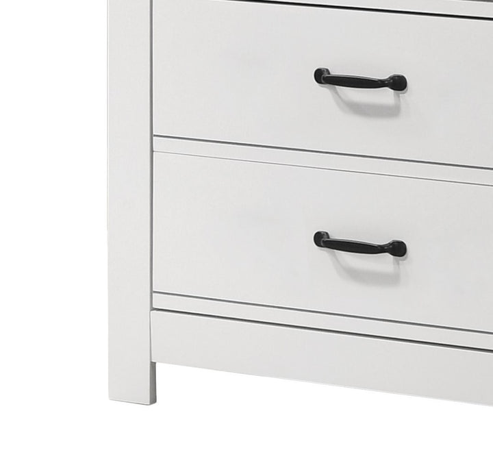 Cassini 31" White 5-Drawer Chest