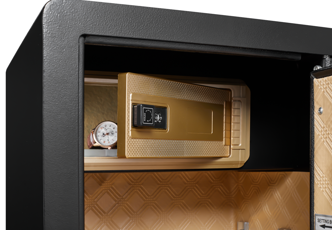 Large storage space safe, all steel strong anti-theft