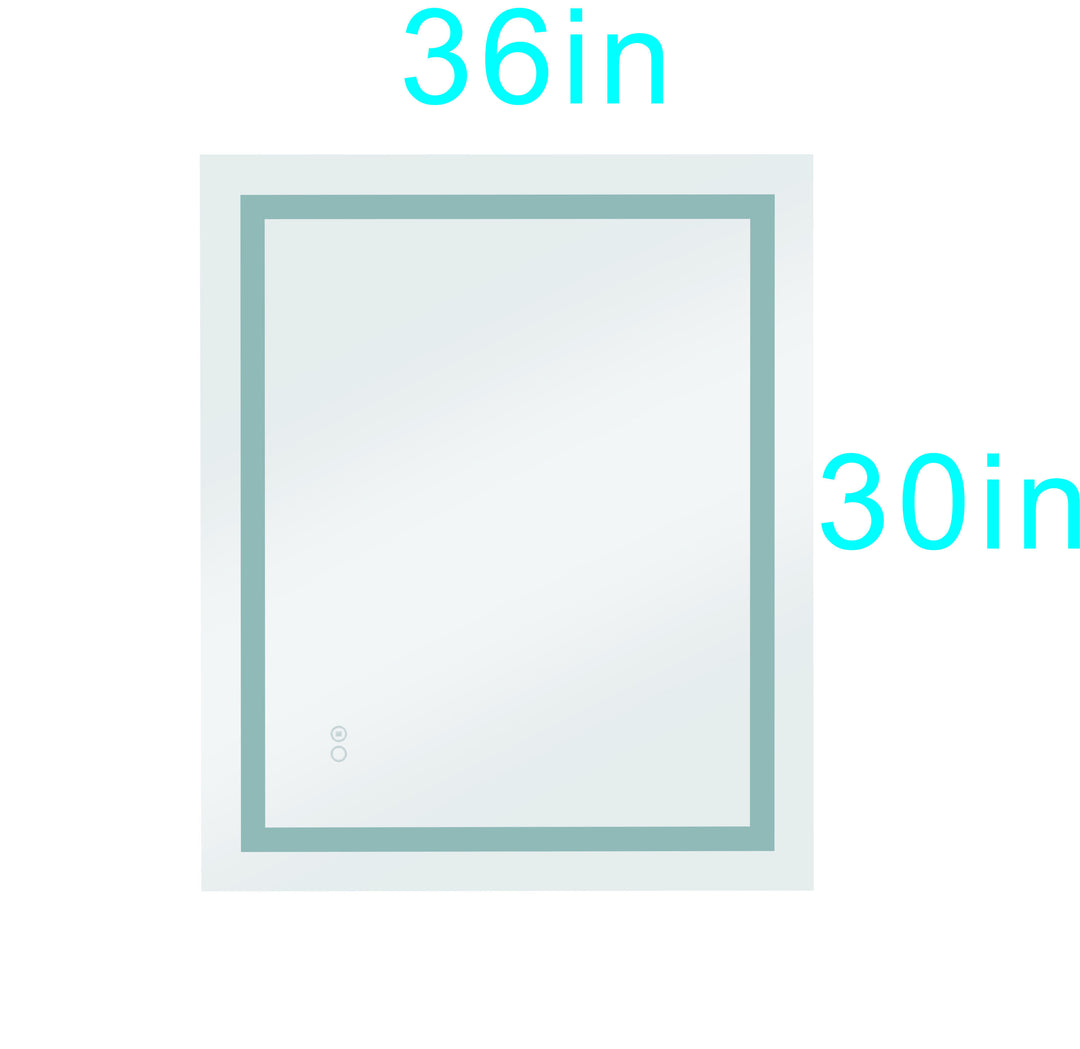 36*30in Led Mirror for Bathroom with Lights,Dimmable,Anti-Fog,Lighted Bathroom Mirror with Smart Touch Button,Memory Function(Horizontal/Vertical)