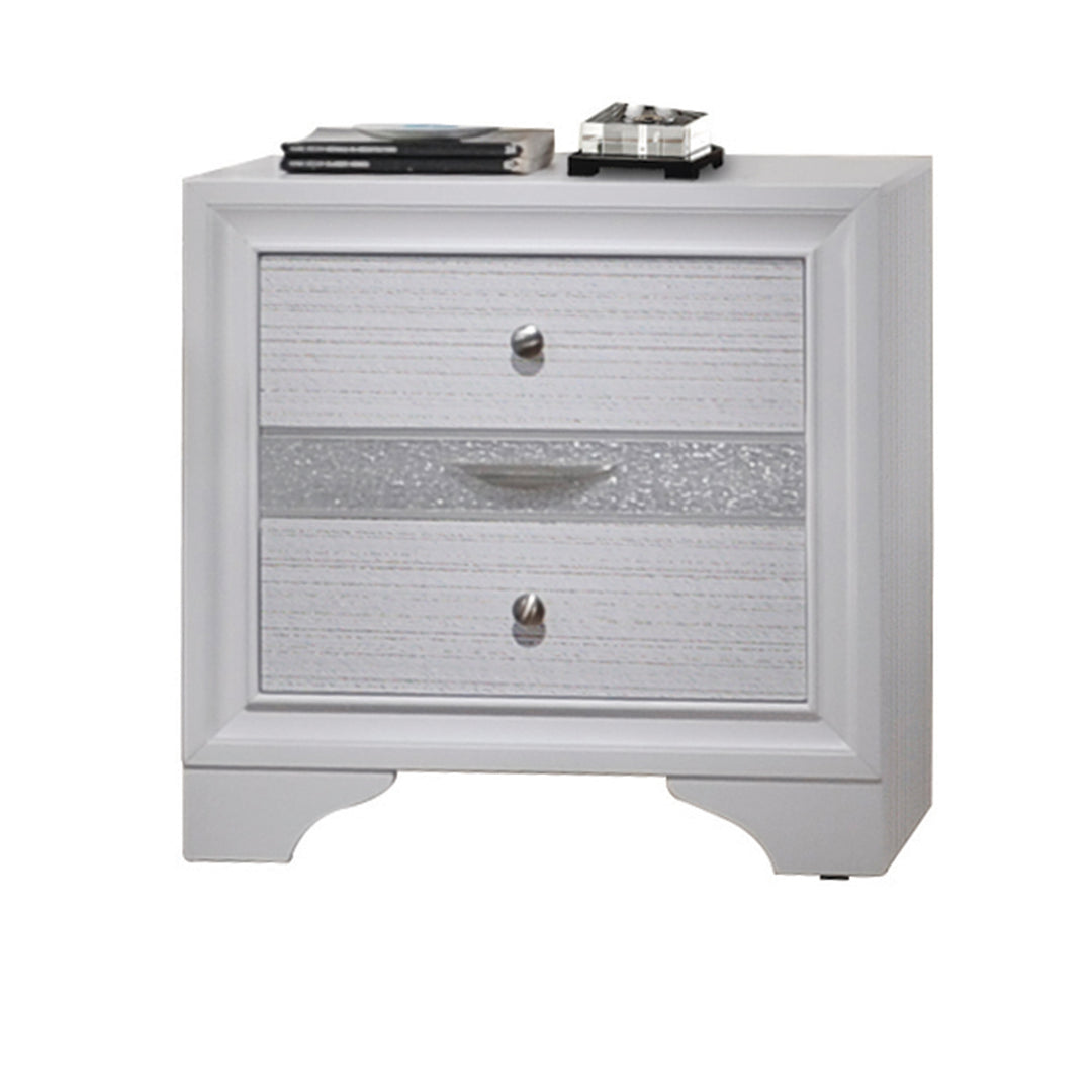 ACME Naima Nightstand in White 25773