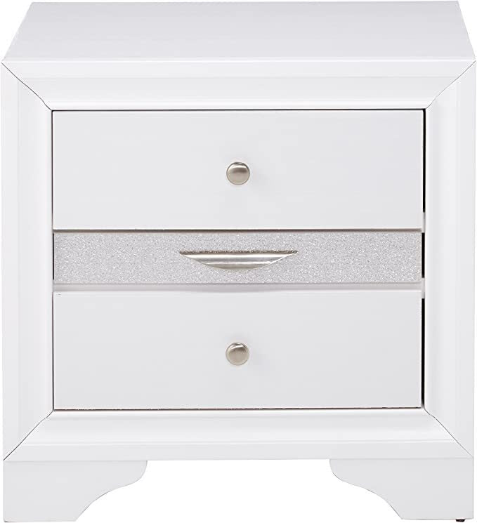 ACME Naima Nightstand in White 25773