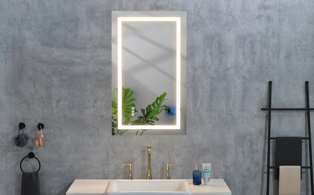 36*30in Led Mirror for Bathroom with Lights,Dimmable,Anti-Fog,Lighted Bathroom Mirror with Smart Touch Button,Memory Function(Horizontal/Vertical)