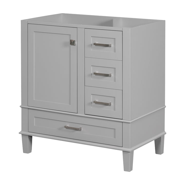 [Cabinet only] 30" Bathroom Vanity Grey