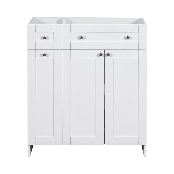 [Cabinet Only] 30" Bathroom Vanity-White