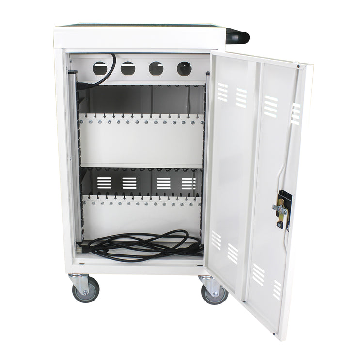 Mobile Charging Cart and Cabinet for Tablets Laptops 31+4-Device