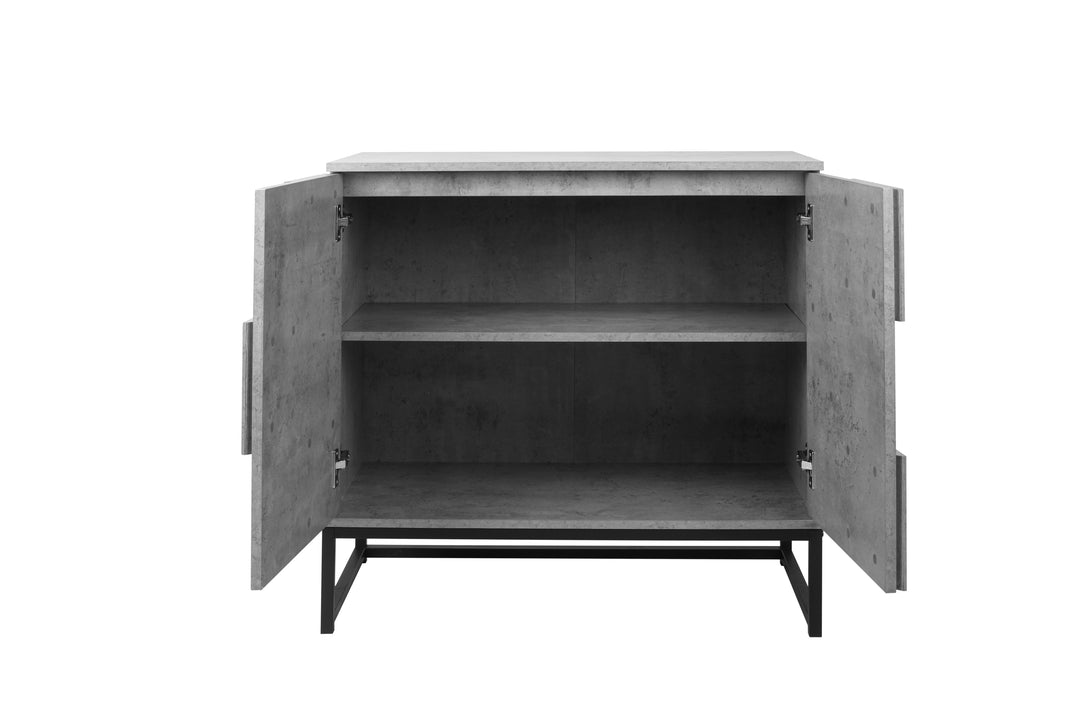 2 Door Cabinet,for bedroom,cement grey,for living room,bed room