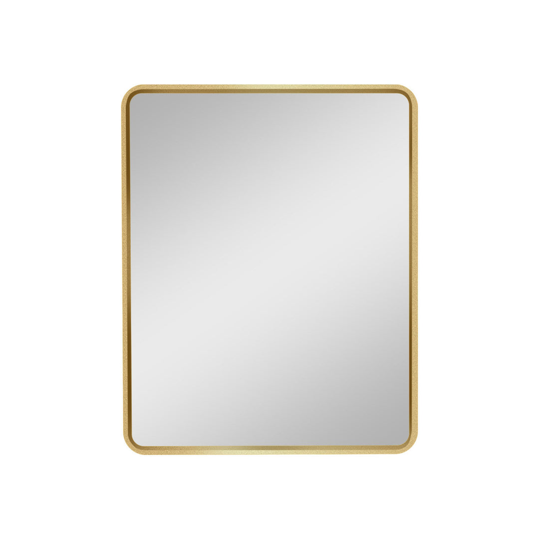 24x30 inch Gold Metal Framed Wall mount or Recessed Bathroom Medicine Cabinet with Mirror