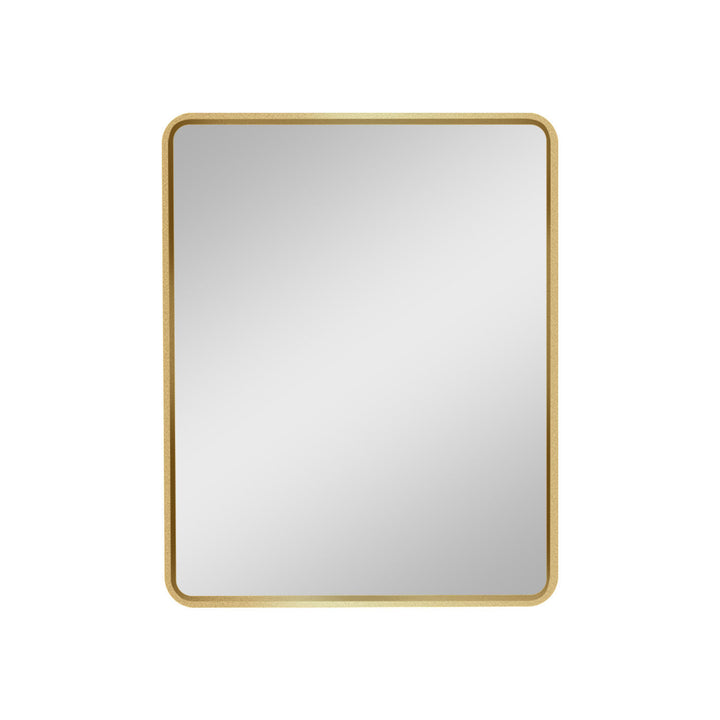 24x30 inch Gold Metal Framed Wall mount or Recessed Bathroom Medicine Cabinet with Mirror