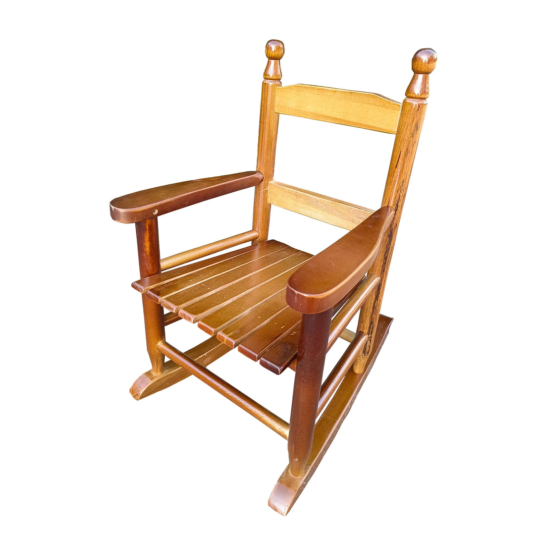 Children's  rocking oak chair- Indoor or Outdoor -Suitable for kids-Durable