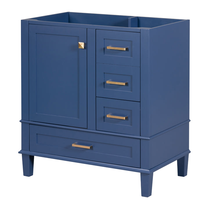 [Cabinet only] 30" Bathroom Vanity Blue