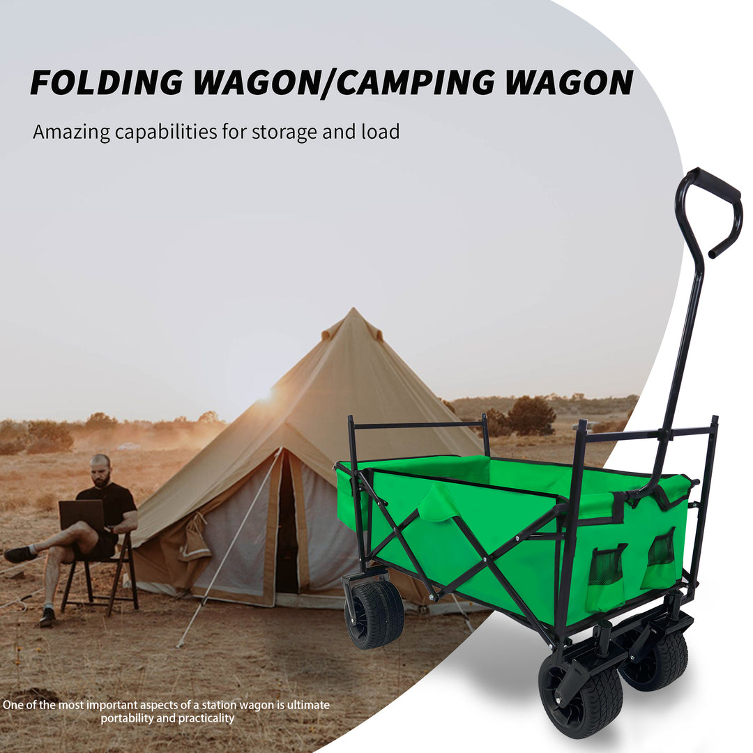 Outdoor Garden Park Utility kids wagon portable beach trolley cart camping foldable folding wagon