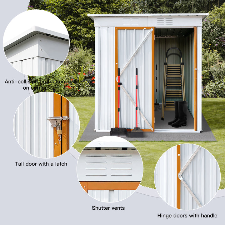 Outdoor storage sheds 5ftx3ft