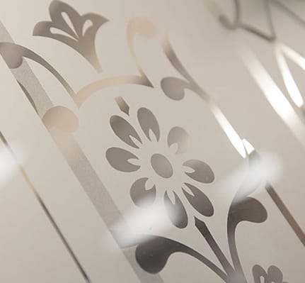 Vary Custom Cut Size Patterned Glass