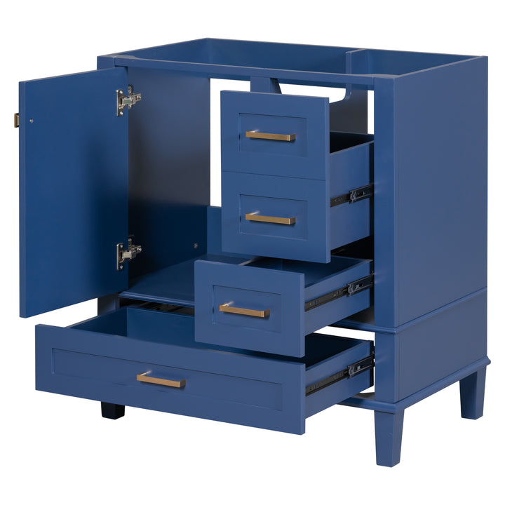 [Cabinet only] 30" Bathroom Vanity Blue