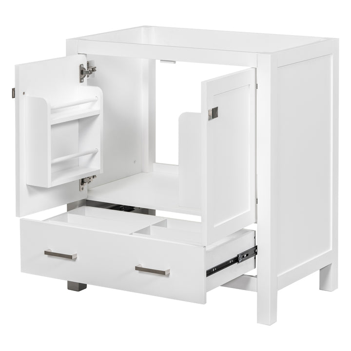 [Cabinet Only] 30" White Bathroom Vanity