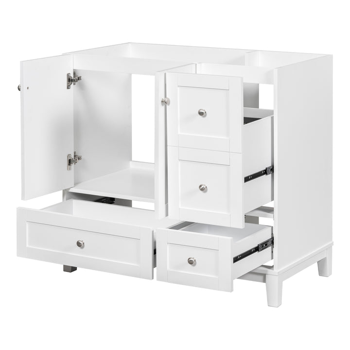 [Cabinet Only] 36" Bathroom vanity, white