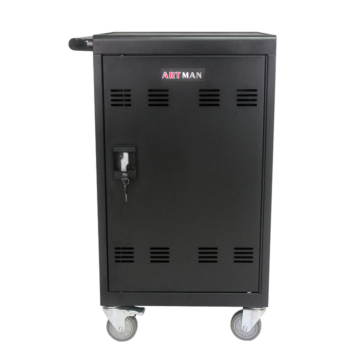 Mobile Charging Cart and Cabinet for Tablets Laptops 30-Device