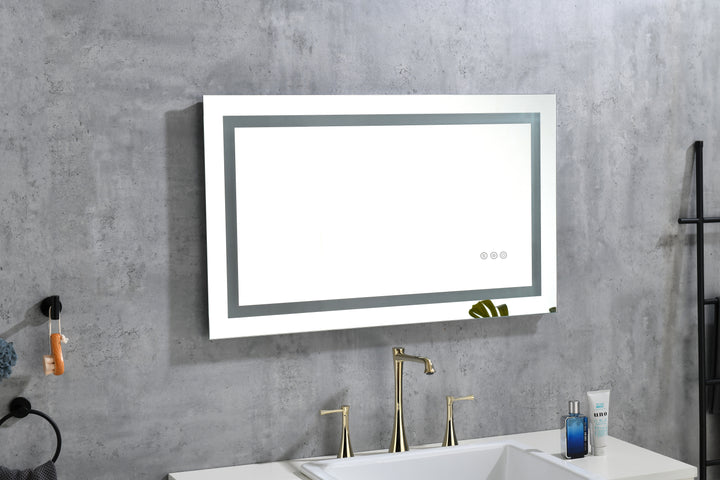 36*30in Led Mirror for Bathroom with Lights,Dimmable,Anti-Fog,Lighted Bathroom Mirror with Smart Touch Button,Memory Function(Horizontal/Vertical)