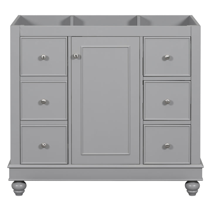 [Cabinet Only] 36" Gray Bathroom vanity